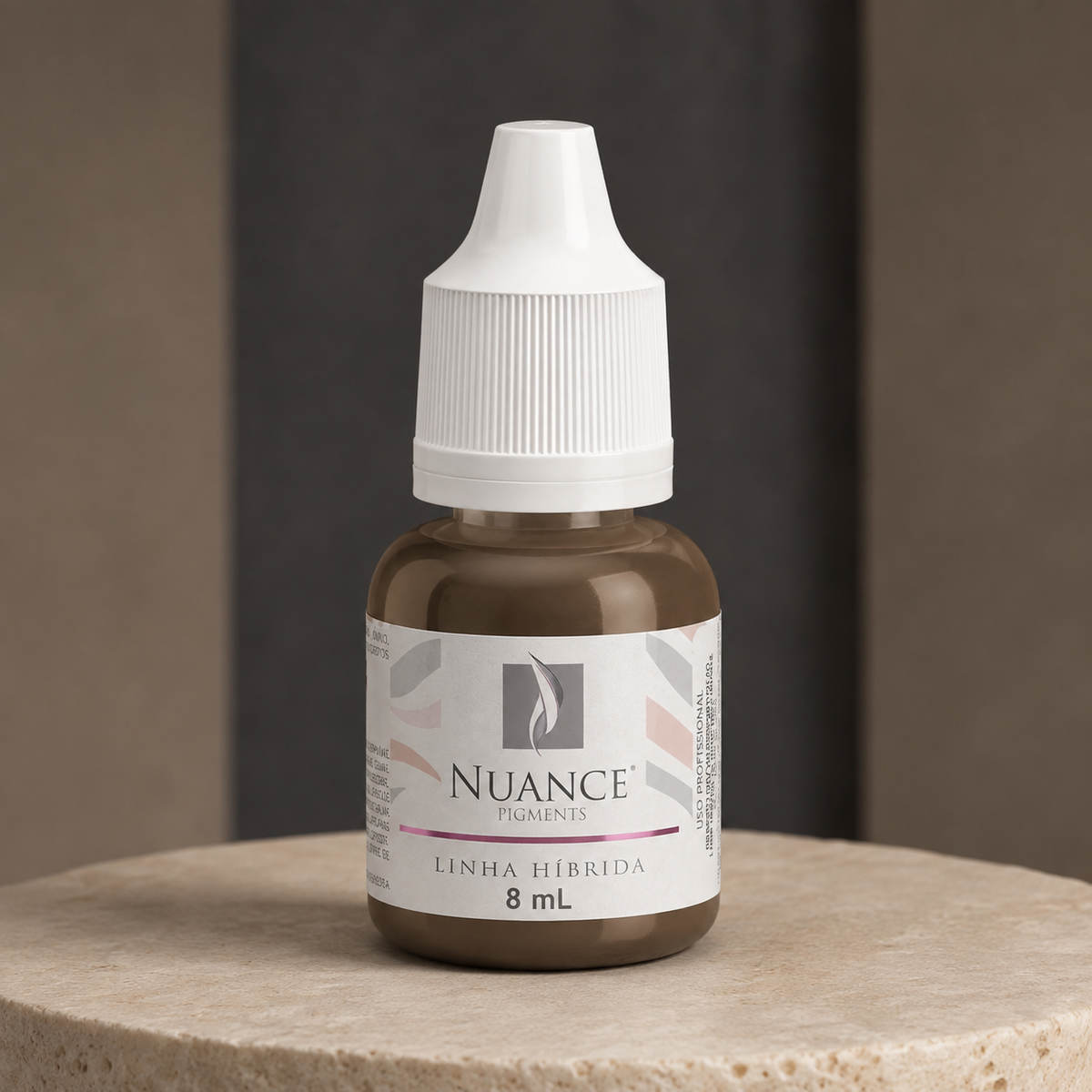 Nuance Pigmento Híbrido Dark Brown 8 ml — fotografia de produto gerada individualmente em cenário profissional; SKU NH53958