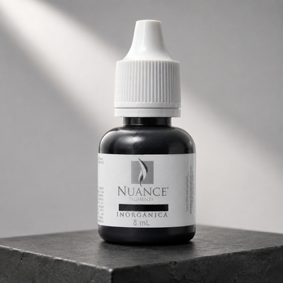 Nuance Pigmento Inorgânico Black 8 ml — fotografia de produto gerada individualmente em cenário profissional; SKU NI50322