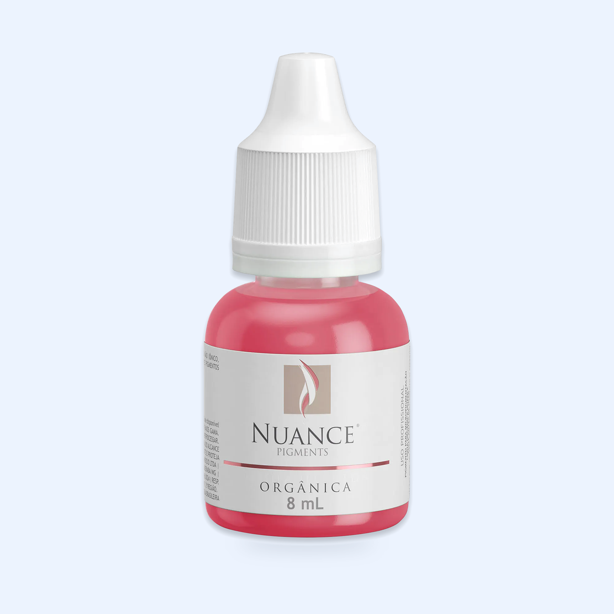 Nuance Pigmento Orgânico Iberis 8 ml — hero do produto sobre fundo azul-claro ECF3FE; SKU NO53028