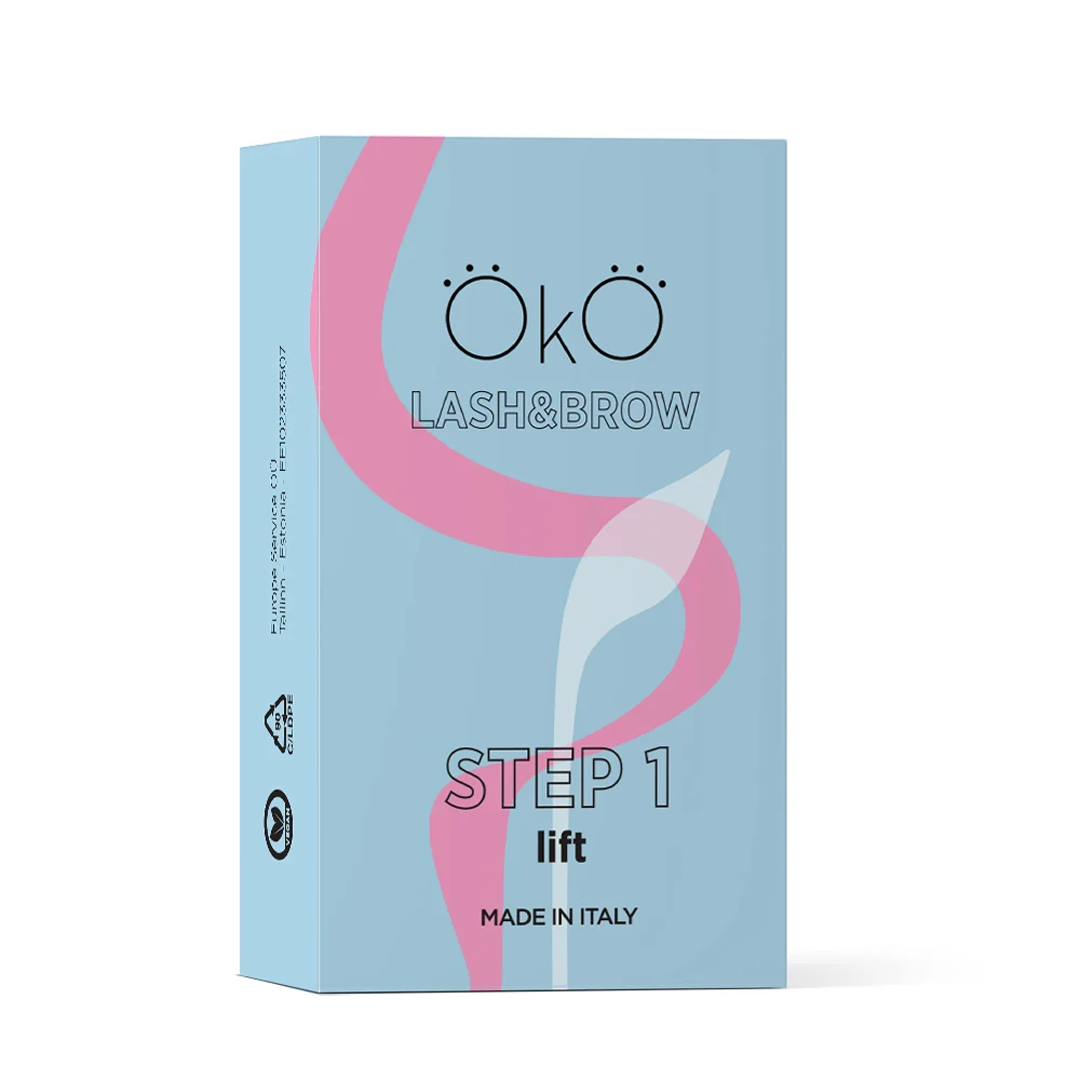 OKO Individuais Lash&Brow x5 Sachet — caixa Step 1 Lift com cinco saquetas