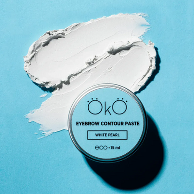 OKO Pasta de Contorno para Sobrancelhas White Pearl — textura do produto