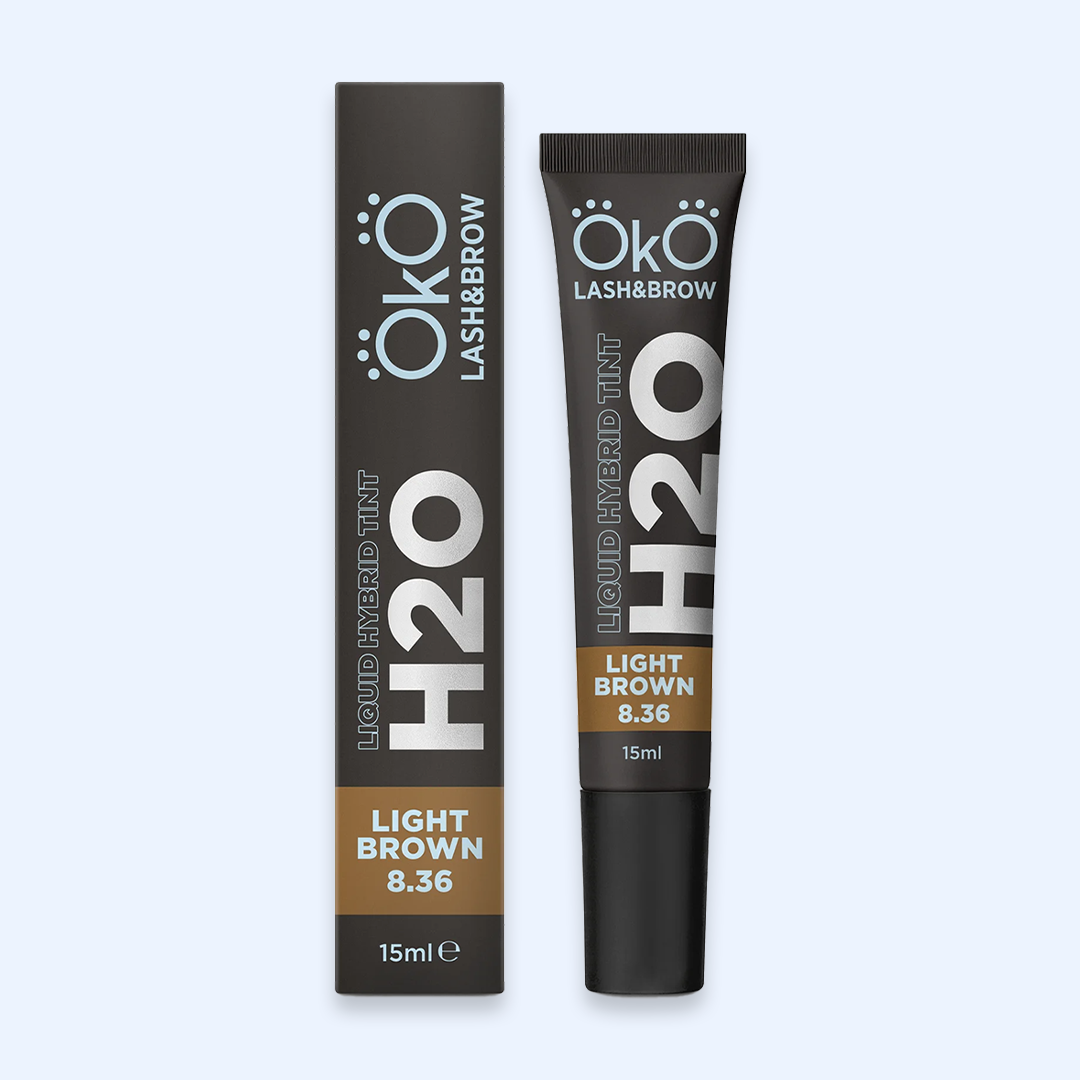OKO Tinta Líquida Híbrida H2O Light Brown 8.36 — produto em vista principal
