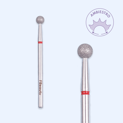 Ponta de diamante DI-PBRO18 — bola de 4,0 mm para detalhe e acabamento.