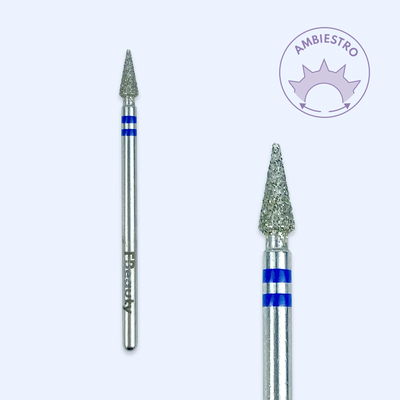 Ponta de diamante DI-PBRO29 — cónica pontiaguda de 2,8 mm para trabalho corrente.