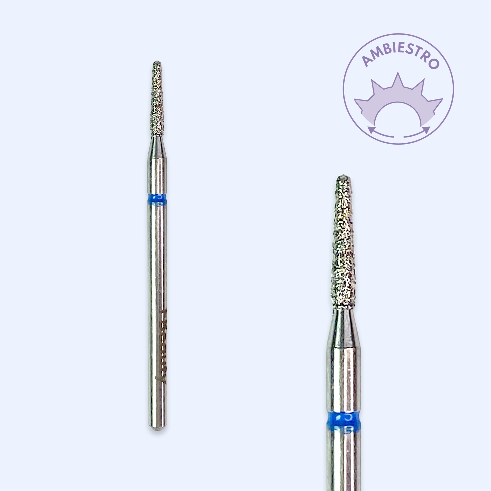 Ponta de diamante DI-PBRO32 — cónica pontiaguda de 1,4 mm para trabalho corrente.