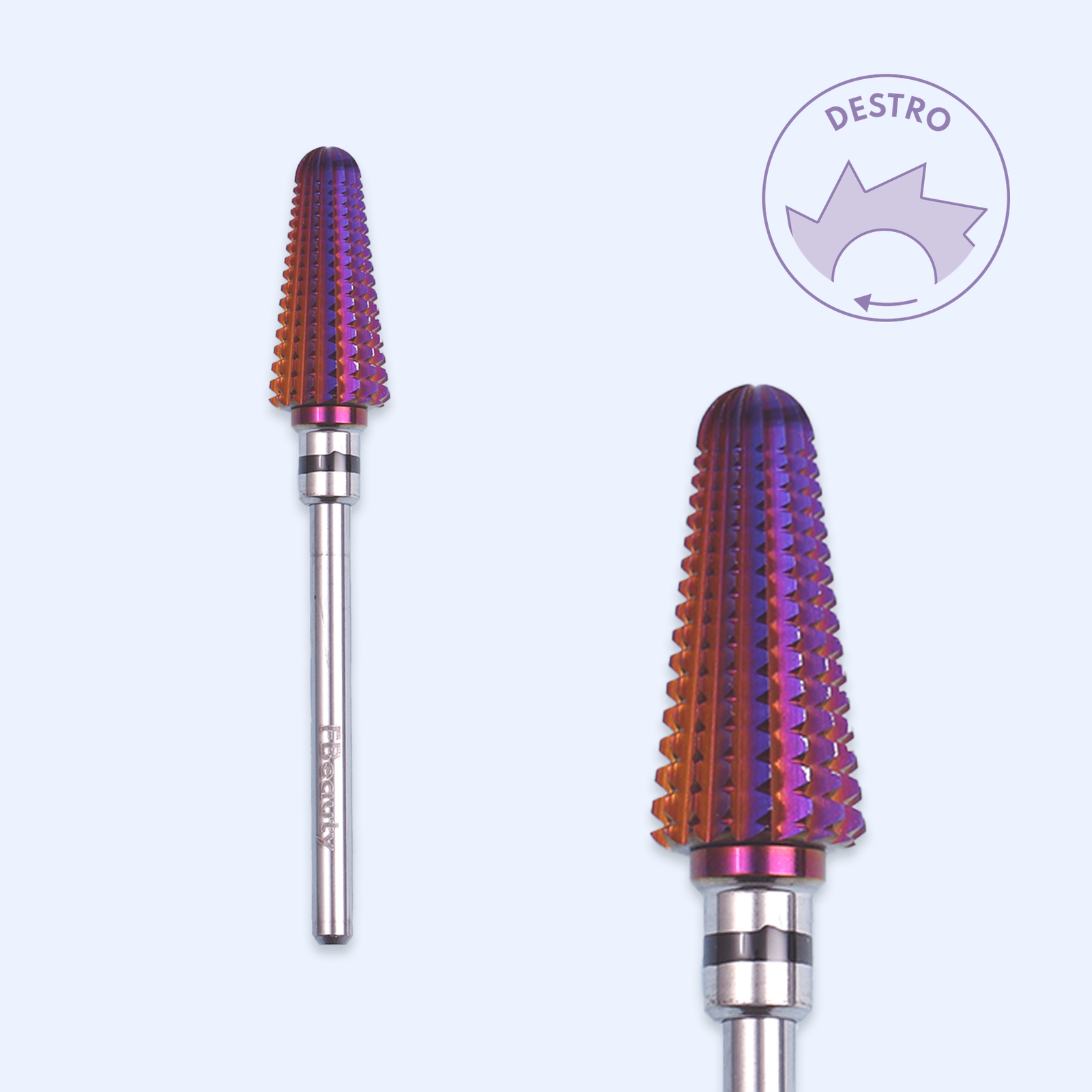 Ponta de tungsténio TUNG-PBRO10 — cónica tipo tornado, 7 mm. Remoção pesada de produto