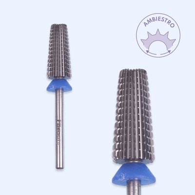 Ponta de tungsténio TUNG-PBRO25 — cónica 5 em 1, 7 mm. Rebaixa e molda no trabalho corrente