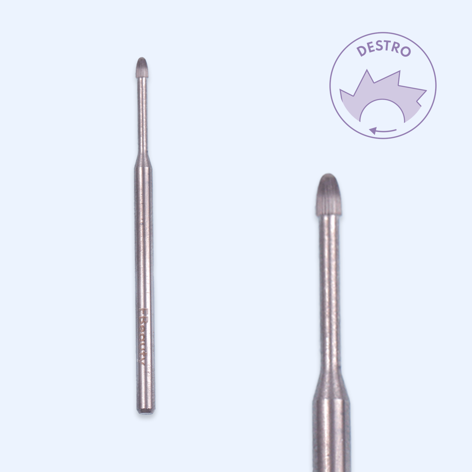 Ponta de tungsténio TUNG-PBRO33 — gota pequena de grão extra fino para limpeza da cutícula.