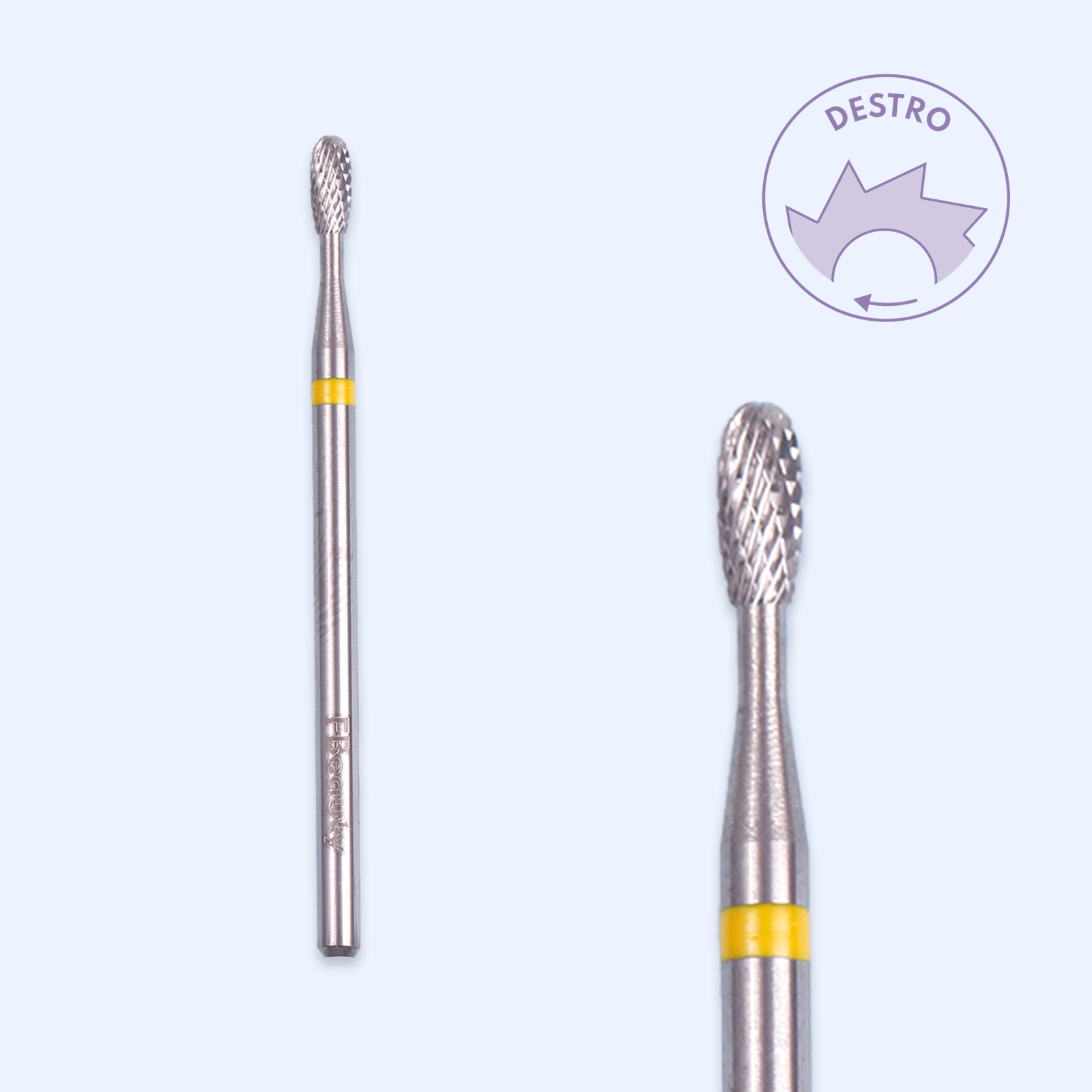 Ponta de tungsténio TUNG-PBRO34 — cilíndrica mini de 2,3 mm para refinar e alisar.