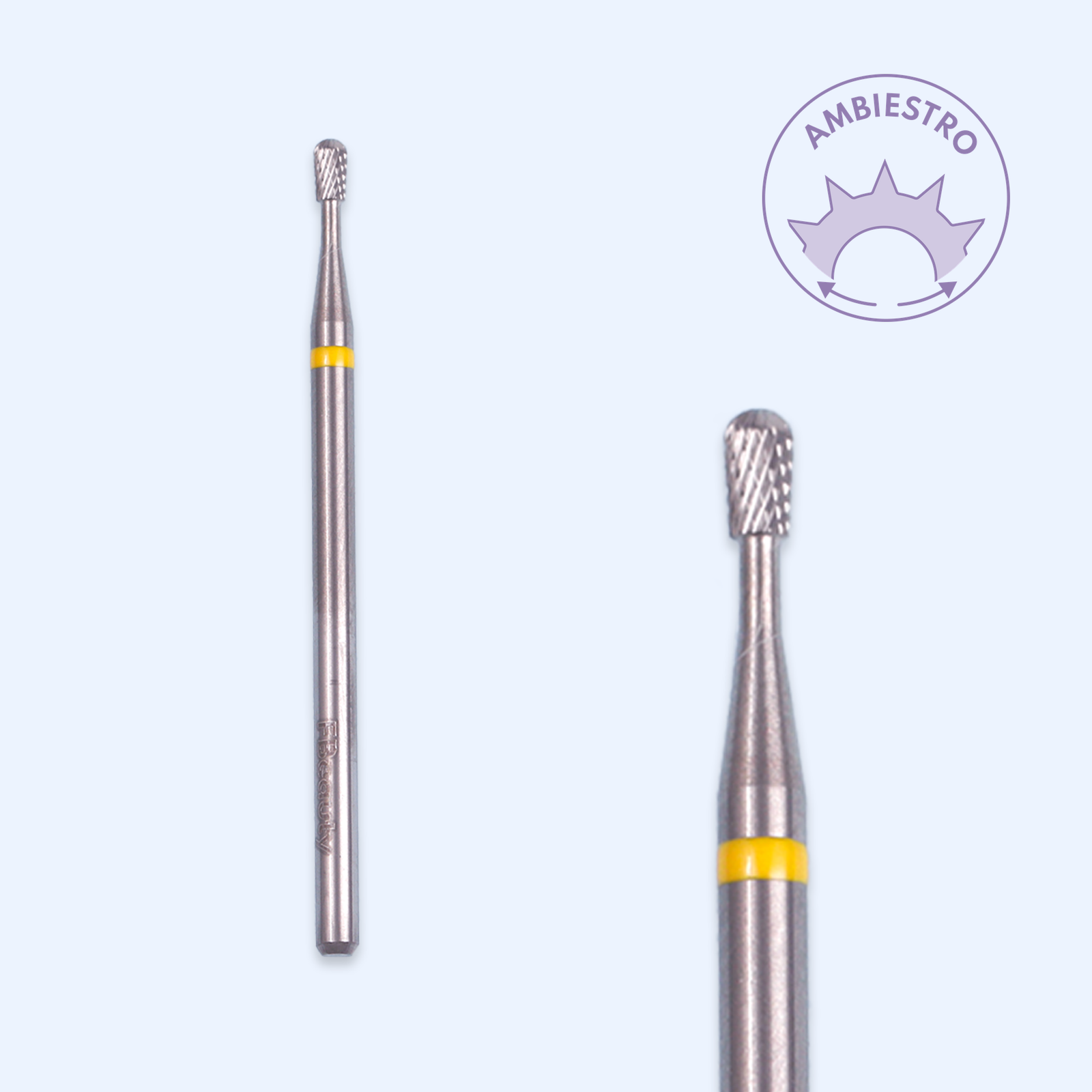 Ponta de tungsténio TUNG-PBRO35 — gota pequena para trabalhar o contorno da cutícula.