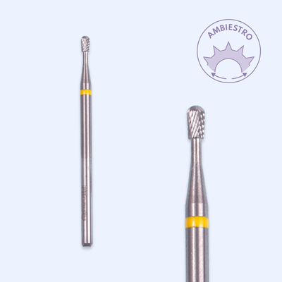 Ponta de tungsténio TUNG-PBRO35 — gota pequena para trabalhar o contorno da cutícula.