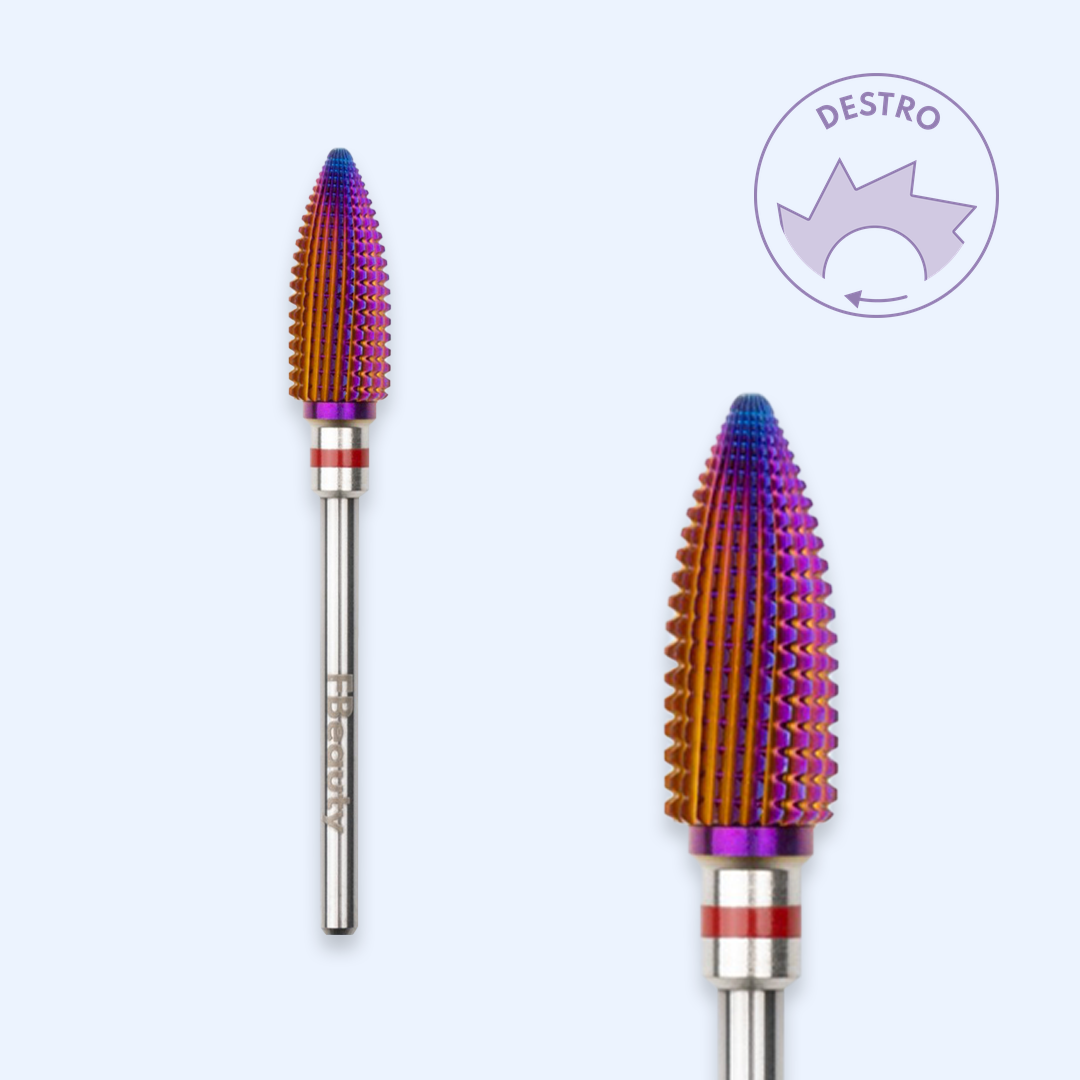 Ponta de tungsténio TUNG-PBRO44 — oval tipo tornado de 6 mm para refinamento diário.