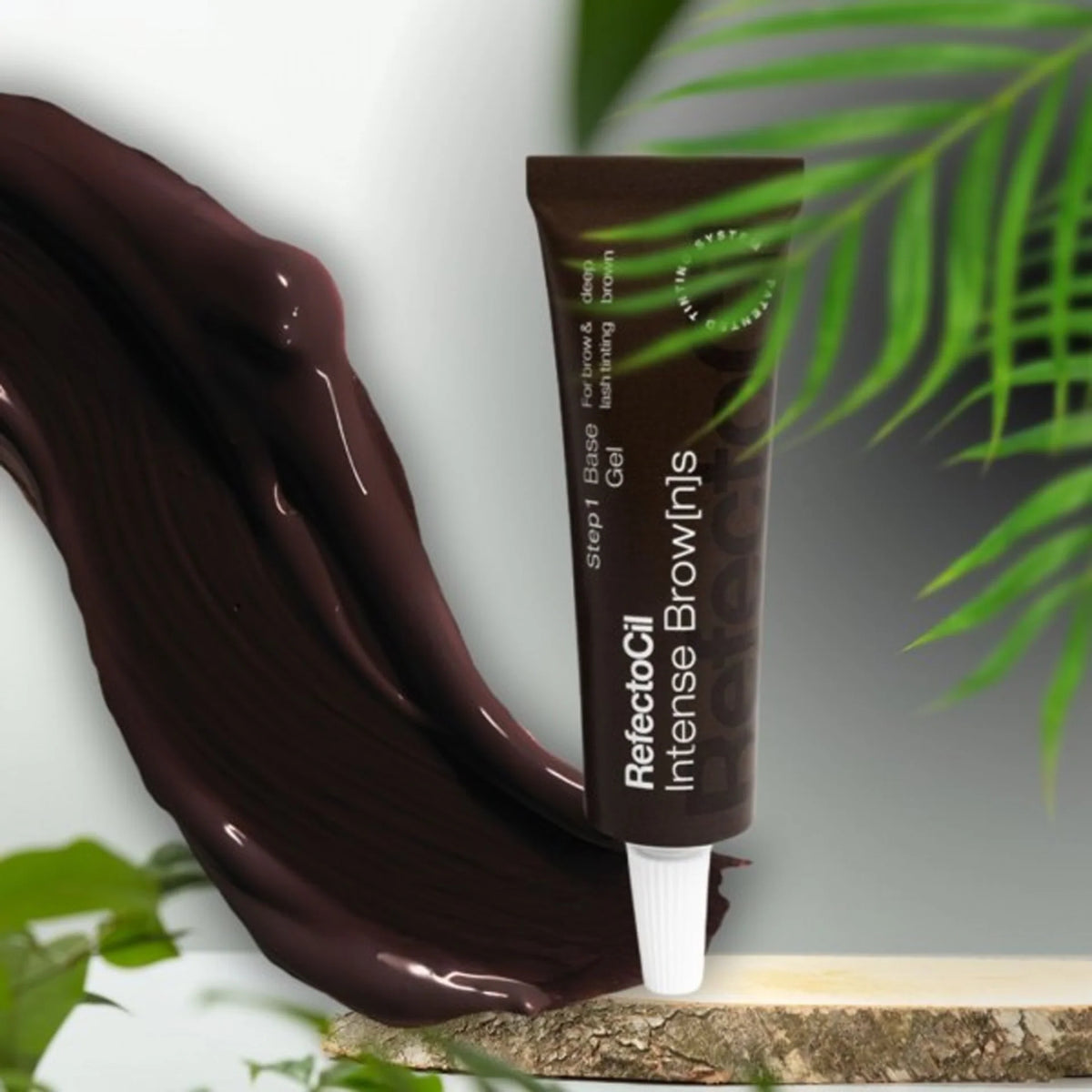 RefectoCil Gel Base Deep Brown Intense Browns — textura do gel Deep Brown; SKU 05036