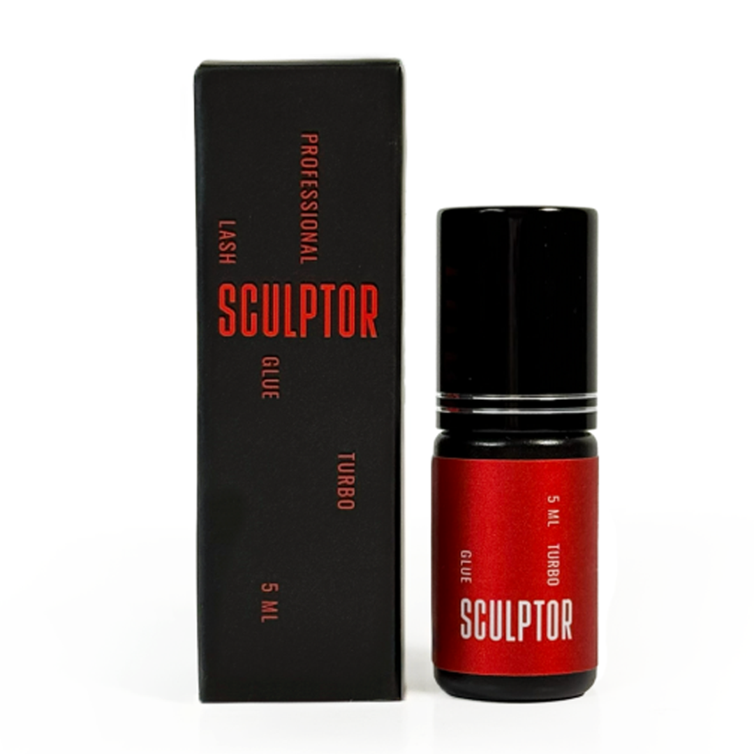 Cola Turbo Sculptor de 5 ml apresentada com a respetiva caixa