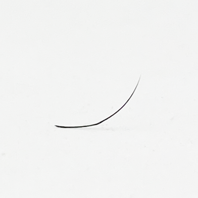 Detalhe de uma fibra Black Prizmatic Sculptor 0,07