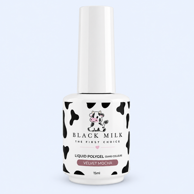 Liquid Polygel Velvet Mocha Black Milk 15 ml - Smirnova — fotografia principal