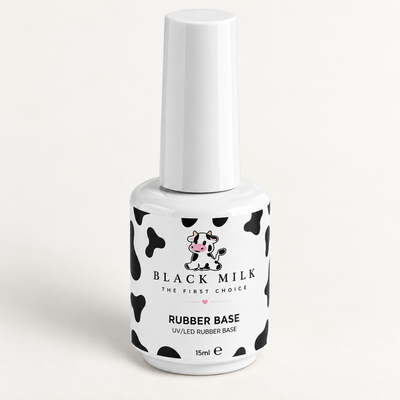 Rubber Base Clear Black Milk, detalhe do produto