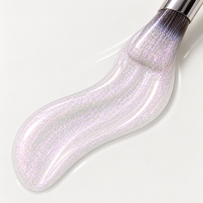 Top Camouflage Crystal Aurora Black Milk 15 ml - Smirnova — textura e acabamento