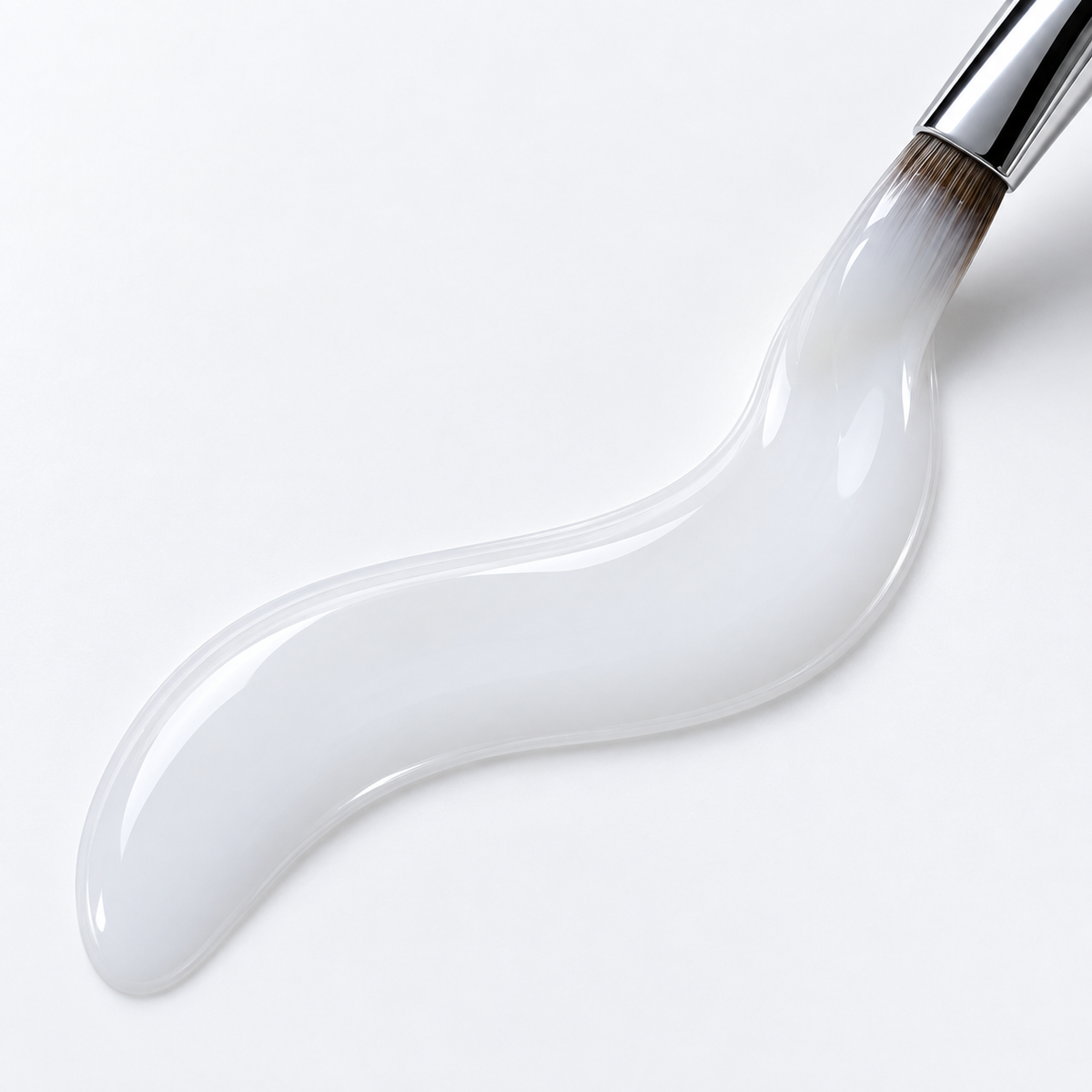 Top Camouflage Milky Black Milk 15 ml - Smirnova - textura com pincel