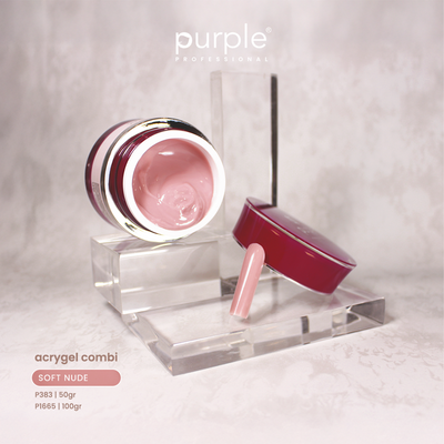 Acrygel Combi Soft Nude - Purple