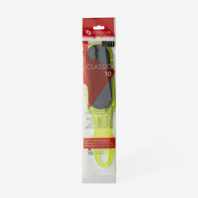 Lima de Pedicure Plástico CLASSIC 10 TYPE 1 100/180 Staleks — embalagem oficial; SKU AC 10/1