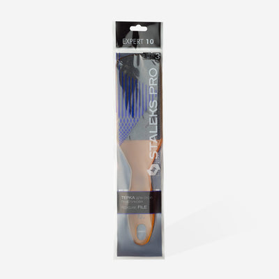 Lima de Pedicure Plástico EXPERT 10 TYPE 3 100/180 Staleks — embalagem oficial; SKU AE 10/3
