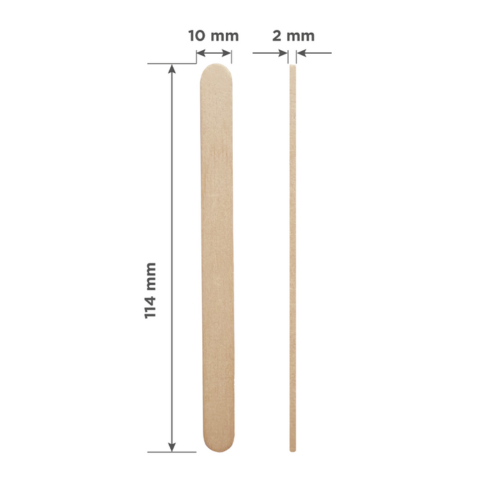 Espátulas de Madeira EXPERT Staleks — detalhe técnico do produto; SKU DSW-30