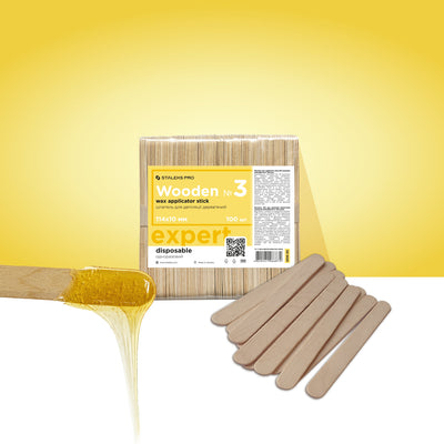 Espátulas de Madeira EXPERT Staleks — embalagem ou vista oficial complementar; SKU DSW-30