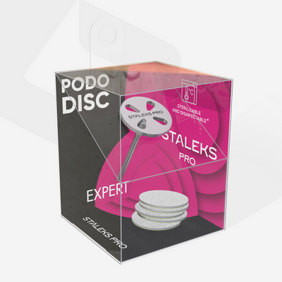 Kit Pedicure PODODISC S EXPERT 15 mm Staleks — vista complementar do produto; SKU PDset-15