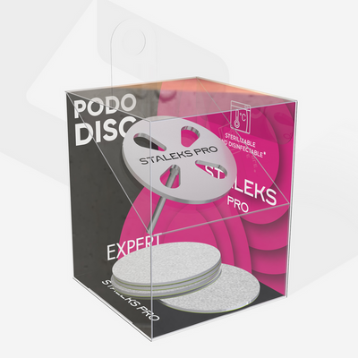 Kit Pedicure PODODISC L EXPERT 25 mm Staleks — vista complementar do produto; SKU PDset-25
