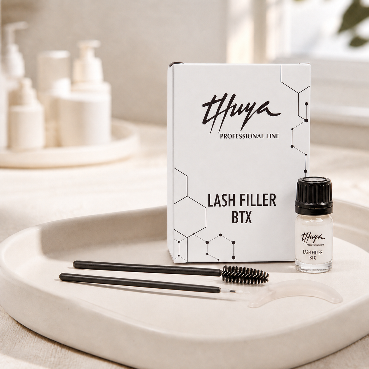 Tratamento Lash Filler BTX Thuya em ambiente profissional