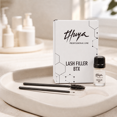 Tratamento Lash Filler BTX Thuya em ambiente profissional