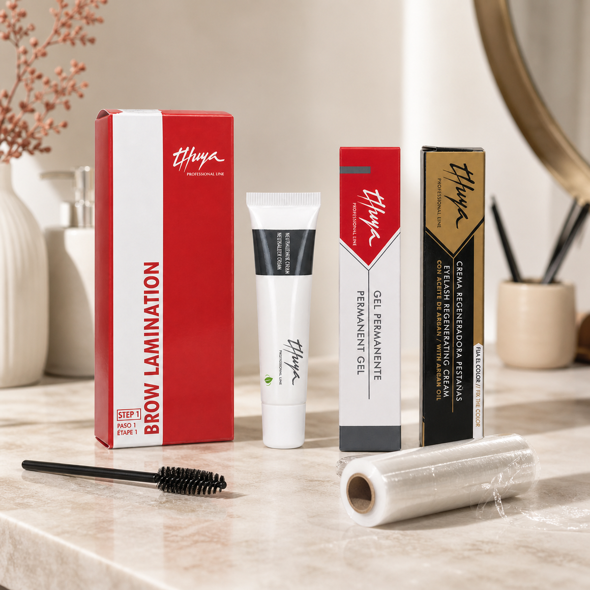 Kit Brow Lamination Thuya em ambiente profissional